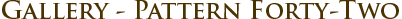 Pattern Forty-Two